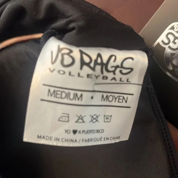 NWT VB Rags Hobbies Quick-Dry. Strappy Racerback Sports Bra. Size M. - Picture 9 of 12